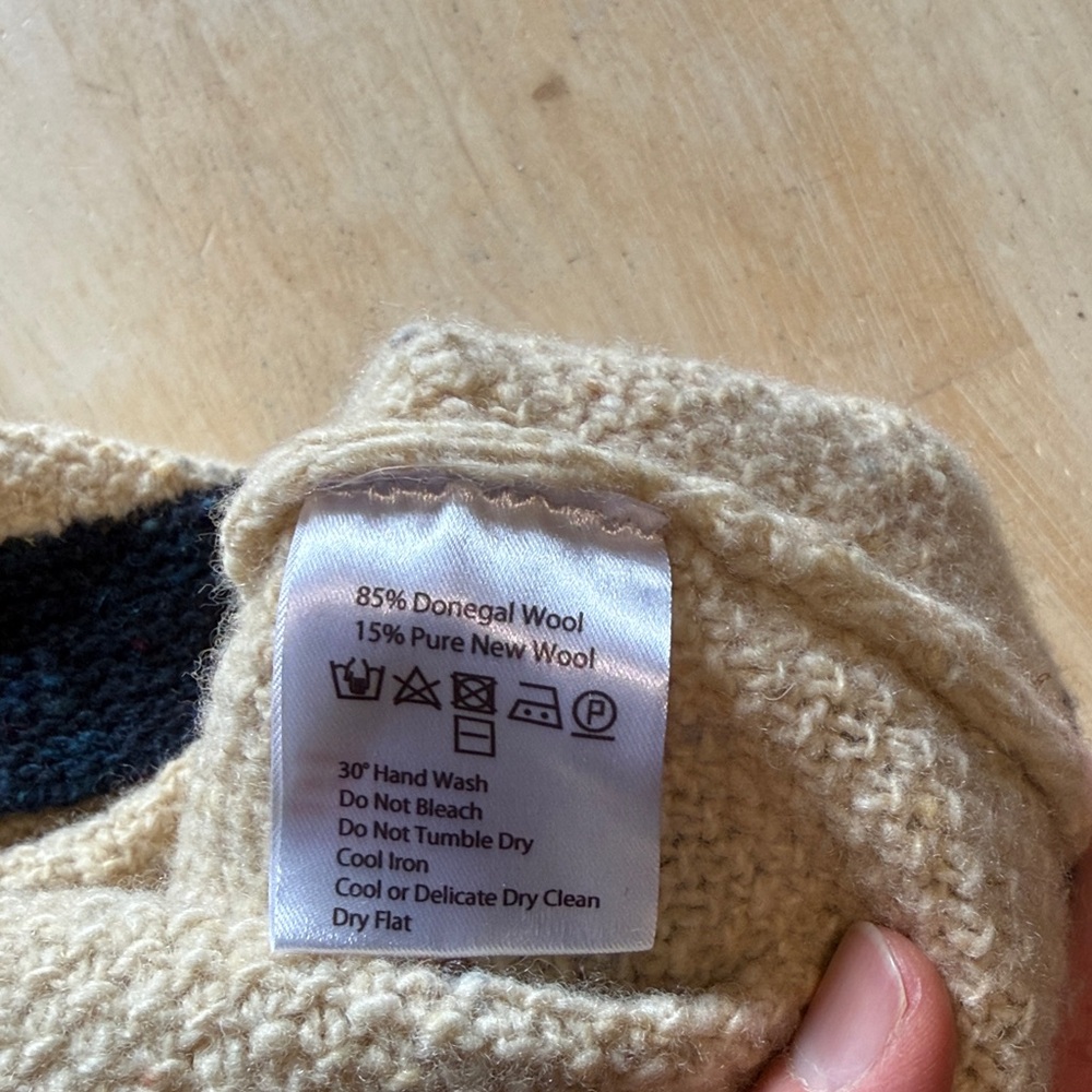 Celtic & Co Fair Isle Statement Denegal Jumper Sweater (M) 100% Wool. - Picture 6 of 8
